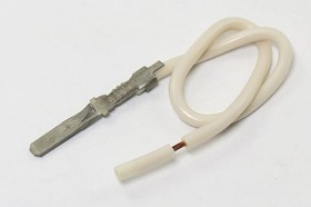 Клемма вилка, 2,8x0,5, 110мм, латунь луженая, защелка