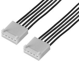 217796-1052, Rectangular Cable Assemblies KK 2.54 SR R-R 5CKT 300MM DISC Sn