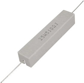 RX27-1 510 Ом 25W 5% / SQP25, Мощный постоянный резистор , керамо-цементный корпус