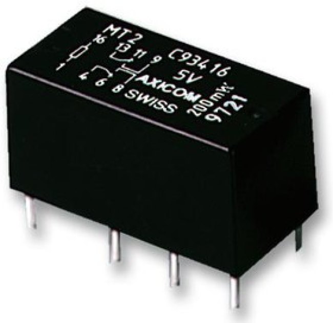 1462000-7, Сигнальное реле, 12 В DC, DPDT, 2 А, Серия MT2, Сквозное Отверстие, Без Защелки 1462000-7, Сигнальное реле, 12 В DC, DPDT, 2 А, Серия MT2, Сквозное Отверстие, Без Защелки