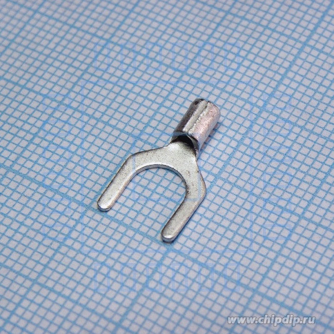 GSNB 1.25-6, (GSNB 1.25-6), наконечник кабельный вилочный без изоляции d=6.5мм, сеч. пров.0.5-1.5мм2 GSNB 1.25-6, (GSNB 1.25-6), наконечник кабельный вилочный без изоляции d=6.5мм, сеч. пров.0.5-1.5мм2