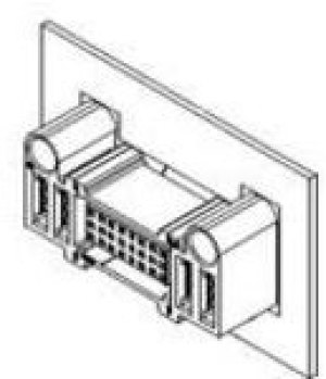 465623008, Conn Power RCP 6Power/24Signal POS Press Fit ST Thru-Hole 72 Terminal 1 Port EXTreme Ten60Power™ Tray 465623008, Conn Power RCP 6Power/24Signal POS Press Fit ST Thru-Hole 72 Terminal 1 Port EXTreme Ten60Power™ Tray