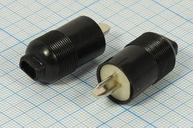 Штекер "Точка-Тире", под пайку; №1697 штек DIN\ 1P+1T\каб\d-6\пайка\ [д/аудио-систем]AJ-357