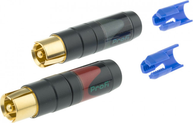 NF2C-B/2, RCA Phono Connectors RCA PLUG BLK/RED