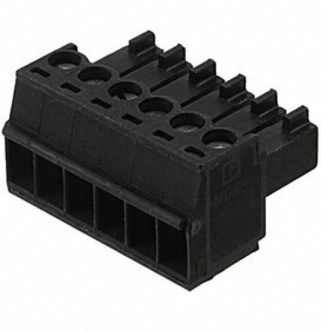 1878846, Pluggable Terminal Blocks 6 Pos 3.5mm pitch Plug 28-16 AWG Screw