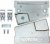 5749202-2, Корпус вилки, PIN: 50, экранированный, Фиксация: защелка, угловой