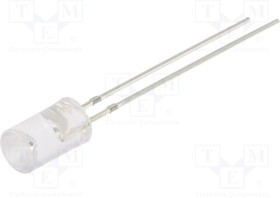 OSY5JA5MC1B-12V, LED; 5mm; yellow; 100?150mcd; 120°; Front: recessed; 12V; -30?85°C