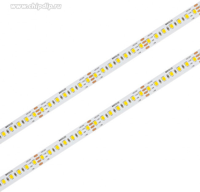 ML-R140-2835- SA-MULTI-WW-S, Лента светодиодная, теплый белый, 24В, 3-21Вт/м, 140д/м, 130лм/Вт, 3000K, IP20, 10мм, 1м