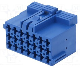 1-967625-6, Conn Housing RCP 21 POS 5mm Crimp ST Cable Mount Automotive Carton