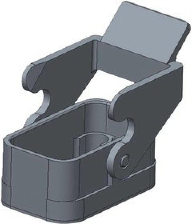 T1509081100-000, HEAVY DUTY CONN, 1 LEVER, SIZE H8A