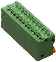 DG141V-12P (2.54mm), Клеммник нажимной на плату 12 pin