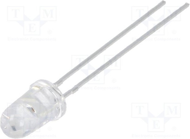 LL-583VC2C-V1-4DA, LED; 5mm; red; 14?23cd; 10°; Front: convex; 1.6?2.6V