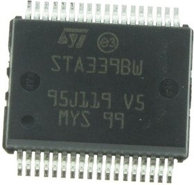 STA510FTR, Audio Amplifiers 44-V, 5.5-A, quad power half-bridge STA510FTR, Audio Amplifiers 44-V, 5.5-A, quad power half-bridge