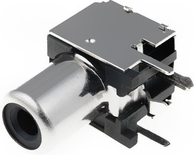 CC-134B, Гнездо, RCA, "мама", экранированный, угловой 90°, THT