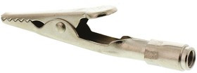 BU-60TBO, Crocodile Clip, Nickel-Plated Steel Contact, 10A