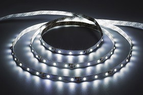 Светодиодная лента 12В, белый/холодный, 6,0Вт/м, SMD2835, IP20, 8x2