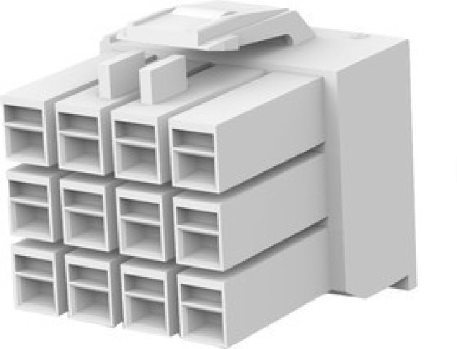 176278-1, AMP Universal Power Male Connector Housing, 3.96mm Pitch, 12 Way, 3 Row 176278-1, AMP Universal Power Male Connector Housing, 3.96mm Pitch, 12 Way, 3 Row