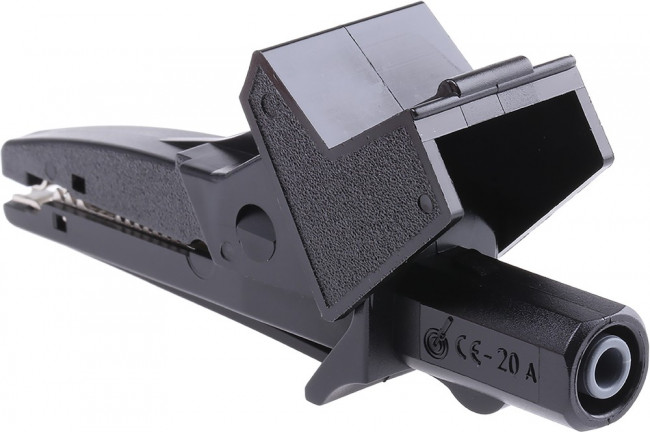 SAK 6674 / SW, Crocodile Clip 4 mm Connection, Nickel-Plated Contact, 20A, Black SAK 6674 / SW, Crocodile Clip 4 mm Connection, Nickel-Plated Contact, 20A, Black