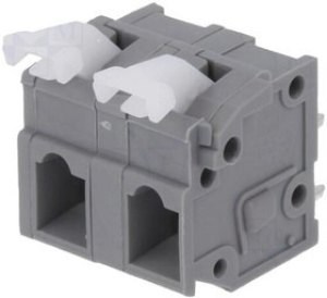 DG242V-7.5-02P-11-00A(H), Зажимная рейка для печатных плат, прямой, 7,5мм, Кол-во полюс: 2 DG242V-7.5-02P-11-00A(H), Зажимная рейка для печатных плат, прямой, 7,5мм, Кол-во полюс: 2