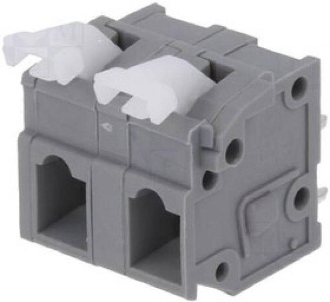 DG242V-7.5-02P-11-00A(H), Зажимная рейка для печатных плат, прямой, 7,5мм, Кол-во полюс: 2 DG242V-7.5-02P-11-00A(H), Зажимная рейка для печатных плат, прямой, 7,5мм, Кол-во полюс: 2