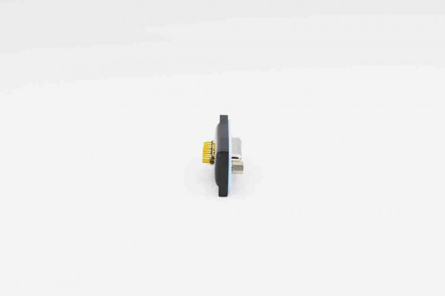 CDFV13W3213L251, CDFV 13 Way Vertical PCB D-sub Connector Socket, 2.77mm Pitch, with 4-40 Screw Locks, Boardlocks