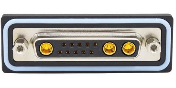 CDFV13W3213L251, CDFV 13 Way Vertical PCB D-sub Connector Socket, 2.77mm Pitch, with 4-40 Screw Locks, Boardlocks