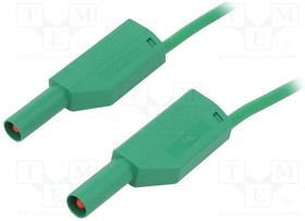 SLK410-E/N-05025, Измерительный провод, 19А, с осевым гнездом 4мм, Uном: 1кВ