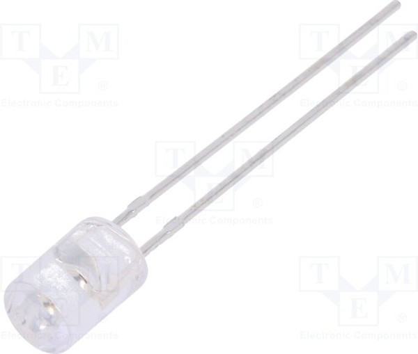 LL-503YC2Q-4C, LED; 5mm; yellow; 460mcd; 110°; Front: flat; 1.6?2.4V; cylindrical