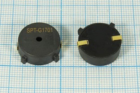 Излучатель звука пьезокерамический без генератора SMD 17x6мм, SMD зп 17x 6\1~30\\ 4,0\2C\SPT-G1701\K