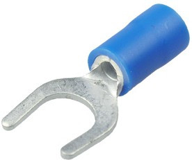 НВИ 2.5 6, наконечник вилочный изолированный под винт М6 на провод 1-2.5 (SG57632)