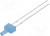 OSB4YU7K94B, LED; 2mm; blue; 220?330mcd; 90°; Front: flat; 2.8?3.6V; Pitch: 2.54mm