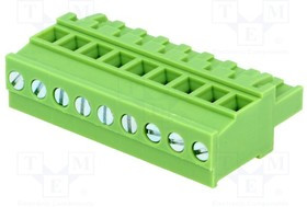 XY2500F-BV-5.08-9P, Разъемный клеммник