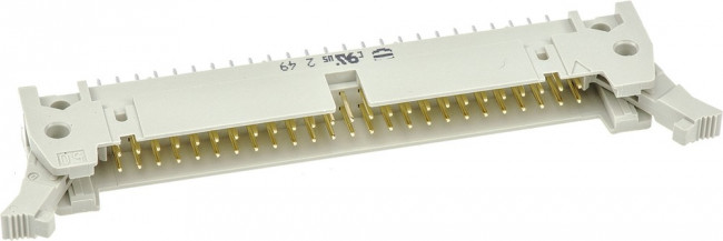 09185506904, Conn Ejector Header HDR 50 POS 2.54mm Solder ST Top Entry Thru-Hole Carton