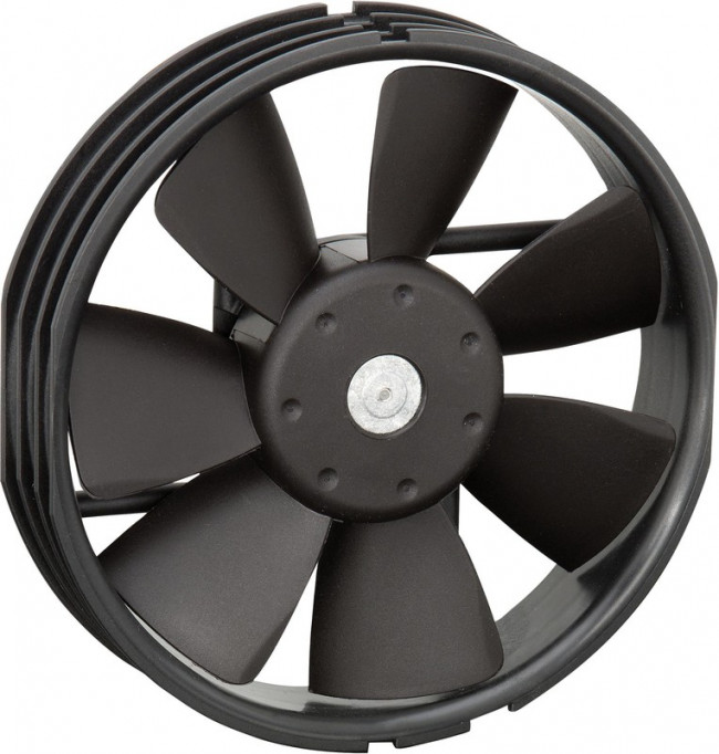 4412FGPR-203, 4400 F Series Axial Fan, 12 V dc, DC Operation, 120m³/h, 1.9W, 200mA Max, 127 (Dia.) x 26.4mm