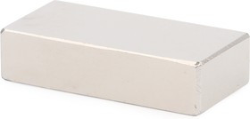 Неодимовый магнит прямоугольник 40х20х10 мм