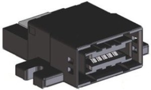 PS3C-A-1US, Heavy Duty Power Connectors Receptacle Black PS3C-A-1US, Heavy Duty Power Connectors Receptacle Black
