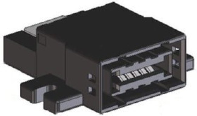 PS3C-A-1US, Heavy Duty Power Connectors Receptacle Black