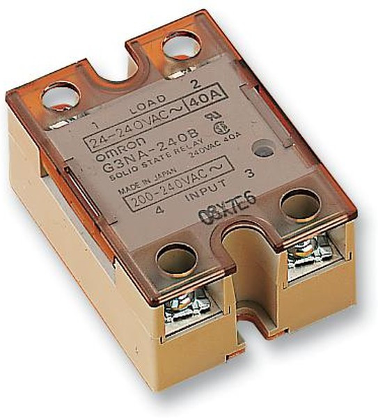 G3NA-240B-UTU DC5-24, Твердотельное реле, SPST-NO, 40 А, 264 В AC, Панель, Винт, Переход Через Нуль