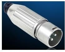 AAA5MWZ, XLR Connectors AAA 5 POS MALE WHITE
