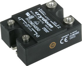 H12WD4850, Твердотельное реле, SPST-NO, 50 А, 660 В AC, Панель, Винт, Переход Через Нуль