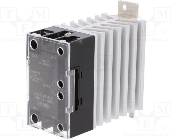 SRHL1-1240, Реле: полупроводниковое, Uупр: 10-30ВDC, 40А, 24-240ВAC, -30-70°C