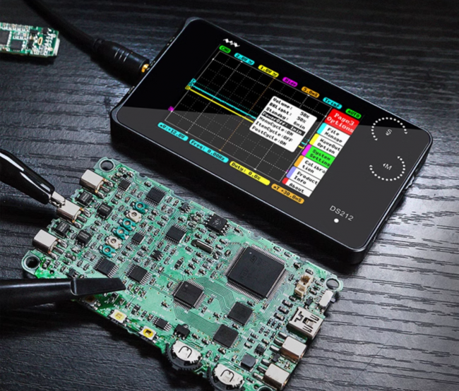 Карманный цифровой осциллограф MiniDSO DS212 двухканальный