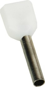 Наконечник штыревой втулочный под два провода НШвИ2 OptiKit T-Shv2-PVC- 0.75-10 (уп.100шт) КЭАЗ 278044