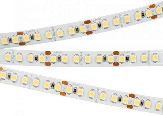Лента светодиодная RT-A180-8mm 24V Day 4000К 14.4Вт/м IP20 3528 открыт. (уп.5м) Arlight 017418(2)