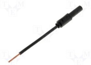 PJADA86F/1.8-B, Измерительный щуп, 10А, черный, Диам.конца: 1,7мм, 70ВDC, 33ВAC PJADA86F/1.8-B, Измерительный щуп, 10А, черный, Диам.конца: 1,7мм, 70ВDC, 33ВAC
