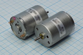 Двигатель 24В, 0,02А, левый, скорость(об/мин) 5100, размер 24x34m43, RK-370CH-10800