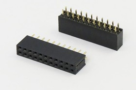 Разъем PBD-2x11 розетка, шаг P2.54, контакты 22P, монтаж на плату