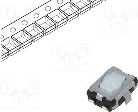 EVQP2T02M, Микропереключатель TACT, SPST, Пол: 2, 0,02A/15ВDC, SMT, нет, 2,1мм EVQP2T02M, Микропереключатель TACT, SPST, Пол: 2, 0,02A/15ВDC, SMT, нет, 2,1мм