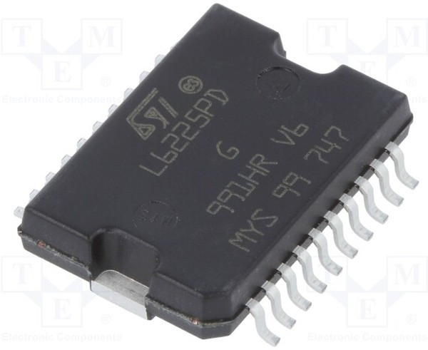 L6225PD, IC: driver; H-bridge; motor controller; PowerSO20; 2.8A; Ch: 2