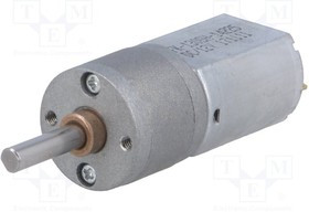 POLOLU-3488, Двигатель: DC, с редуктором, 12ВDC, 1,6А, Ось: D профиль, 63: 1